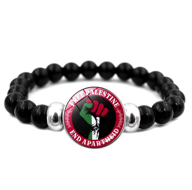 Free Palestine End Apartheid Bracelet