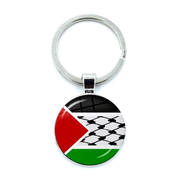 Palestinian Flag Keychain